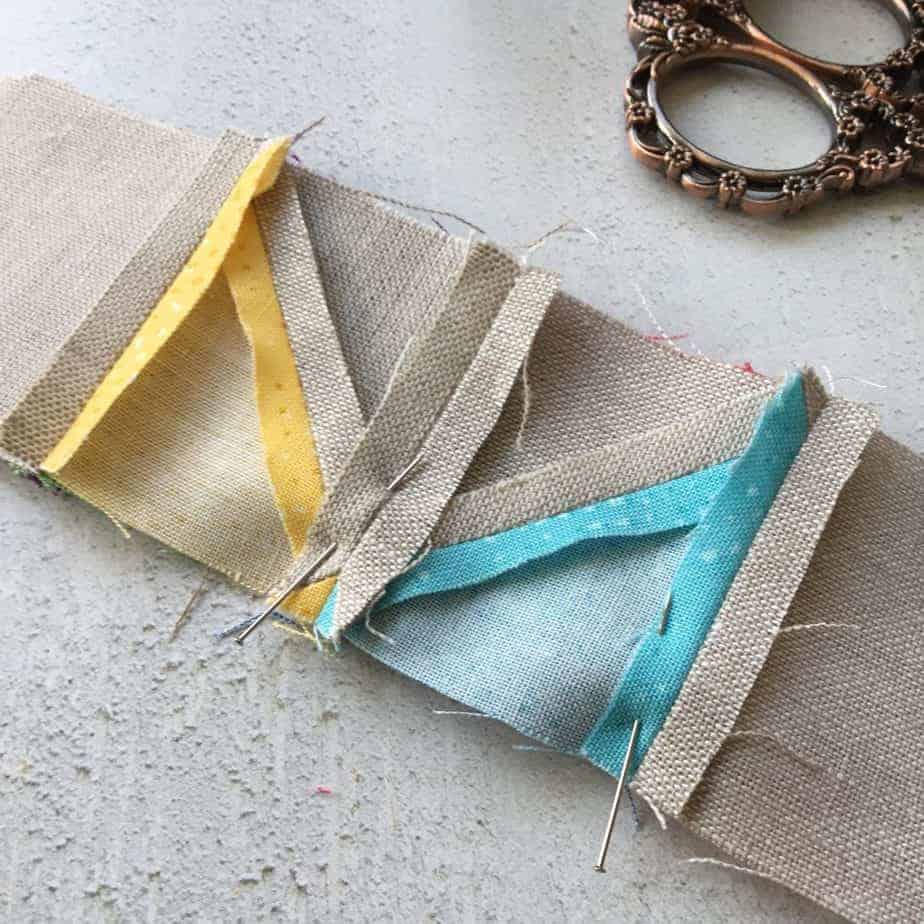 Tutorial for Medallion quilted cushion with tips for accurate piecing by fabricandflowers