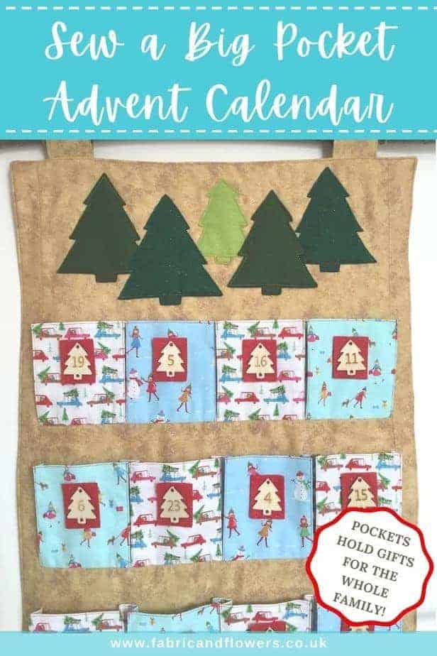 Big Pocket Advent Calendar Sew Along: hints and tips for personalising and customising
