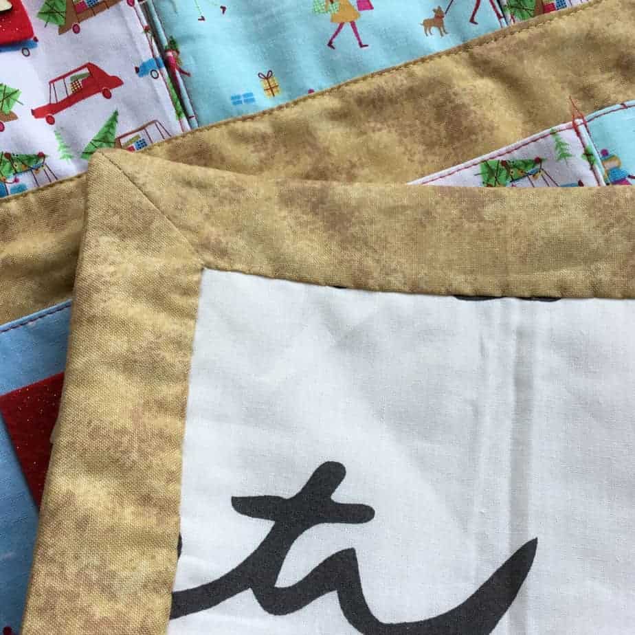 Big Pocket Advent Calendar Sew Along: hints and tips for personalising and customising