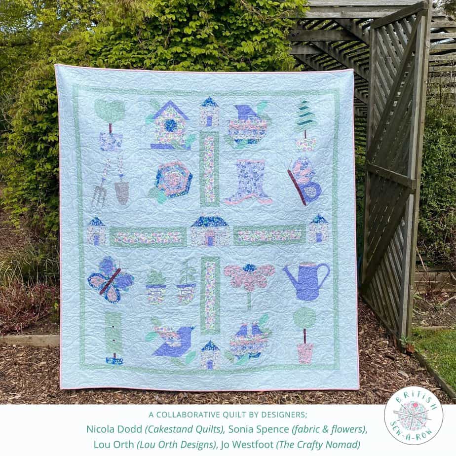 New! English Country Garden Quilt Pattern